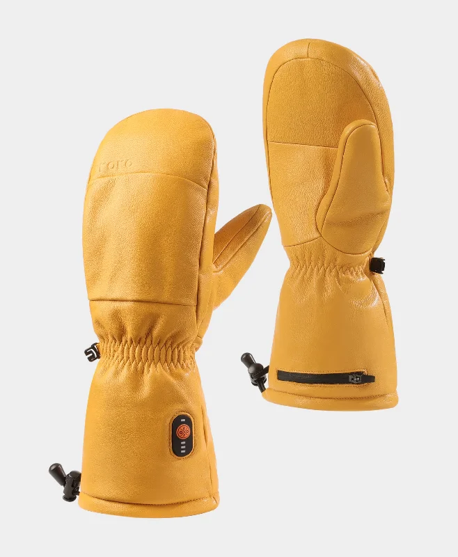 "Duluth" Unisex Heated Leather Chopper Mittens