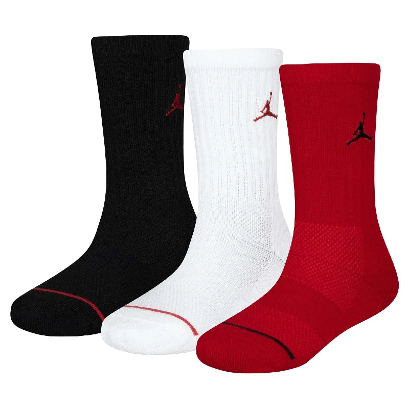 Junior's Jumpman Crew Socks (3 Pack)