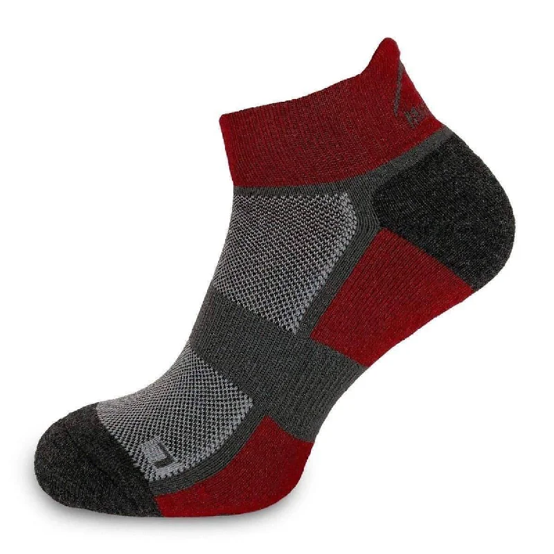 More Mile Bamboo Comfort Running Socks - Red