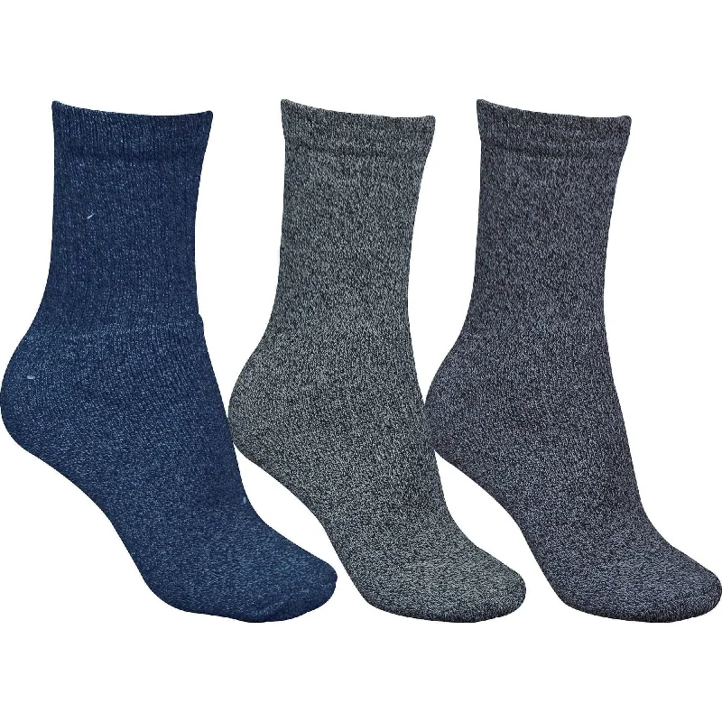 More Mile Classic (3 Pack) Walking Socks - Black