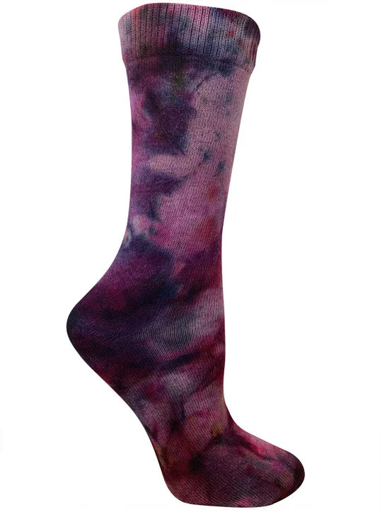 Purple Haze Tie Dye Organic Cotton Crew