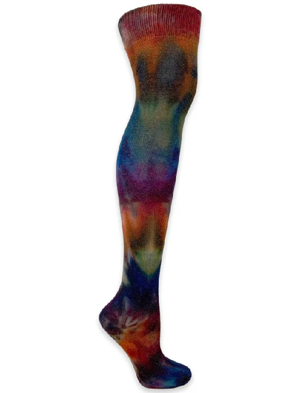 Rainbow Galaxy Tie Dye Over The Knee