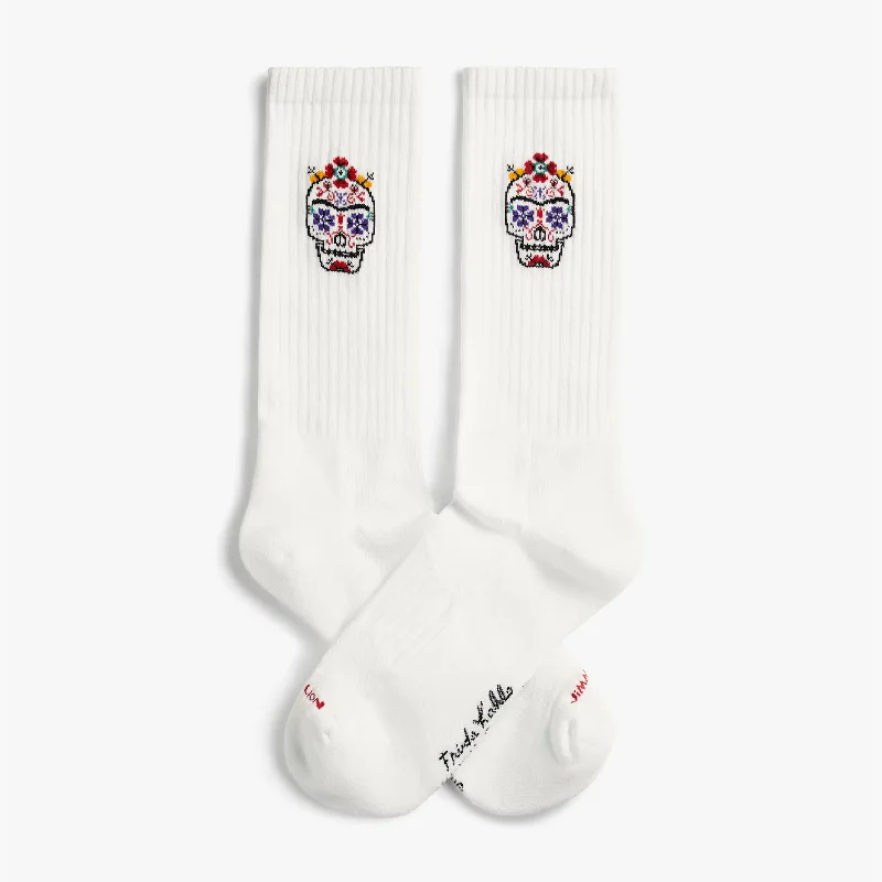 Athletic Frida Calavera - White