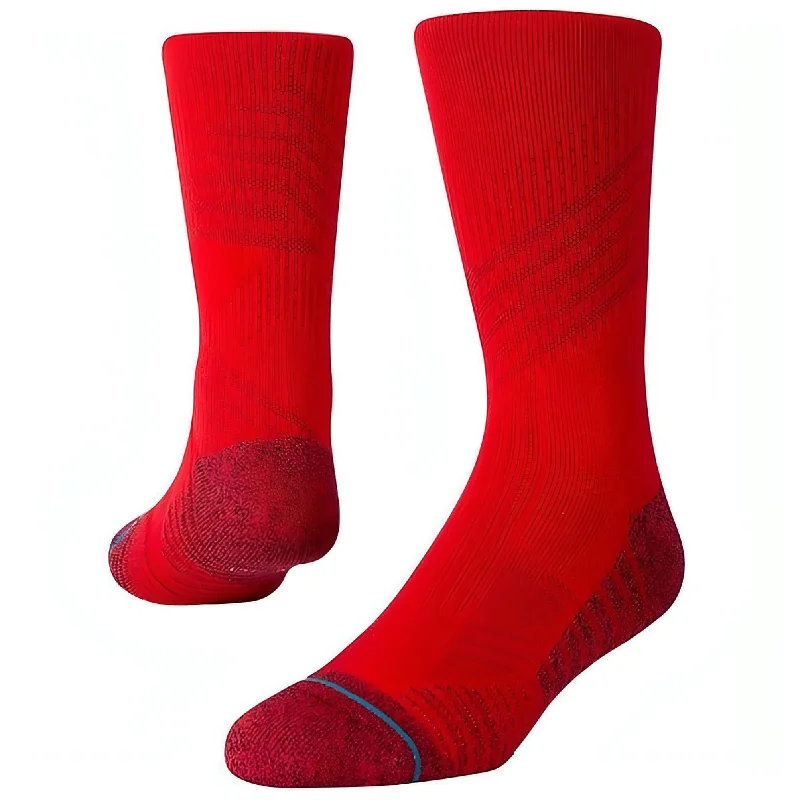 Stance Athletic Crew Training Socks - Red