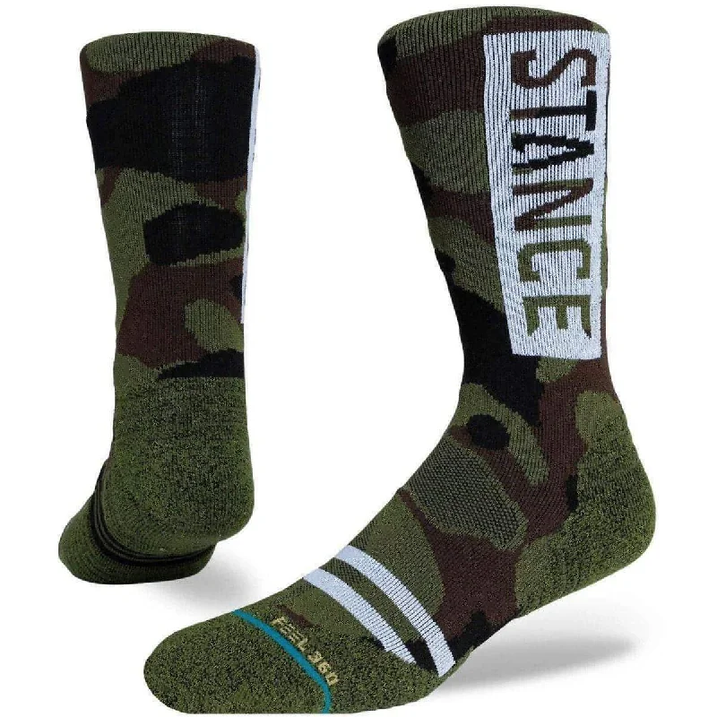 Stance Camo OG MTN Running Socks - Green