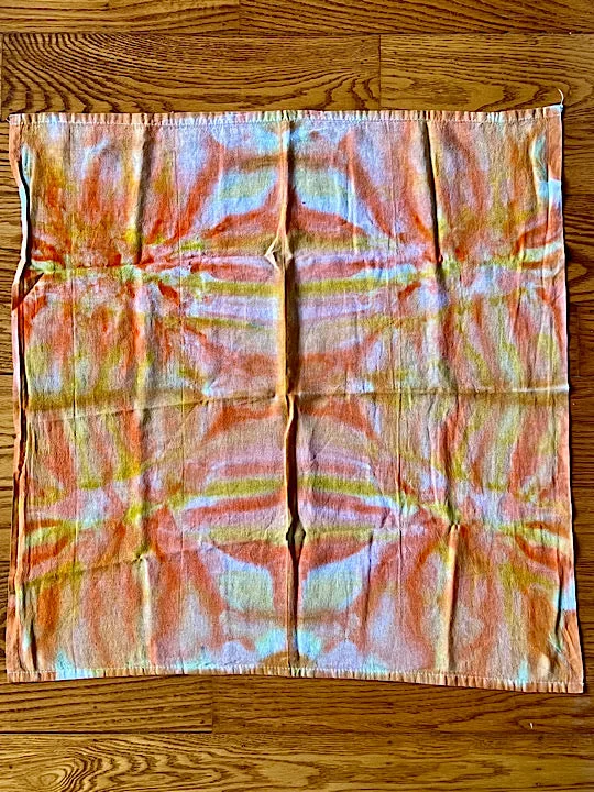 Tie Dye Flour Sack Tapestry Cloths