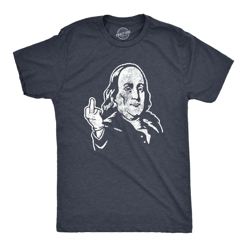 Benjamin Franklin Middle Finger Men's T Shirt