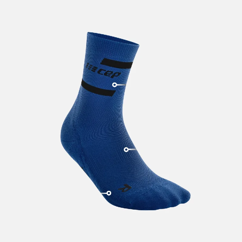 Cep The Run Compression 4.0 Mid Cut Men's Socks -Blue