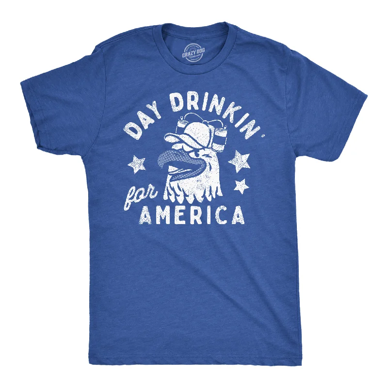 Day Drinkin For America Men's T Shirt