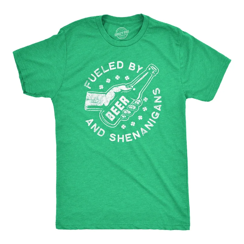 Fueled By Beer And Shenanigans Men's T Shirt