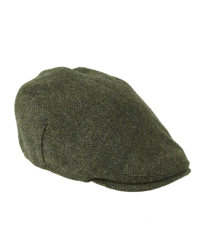 Heather Chapman Shetland Wool Tweed Flat Cap