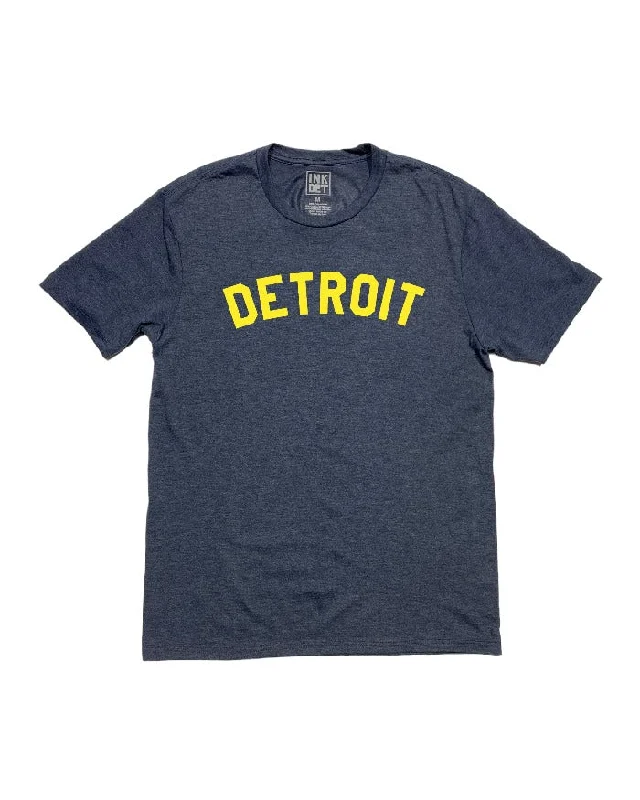 Ink Detroit Basic Tri Blend T-Shirt - Maize & Blue