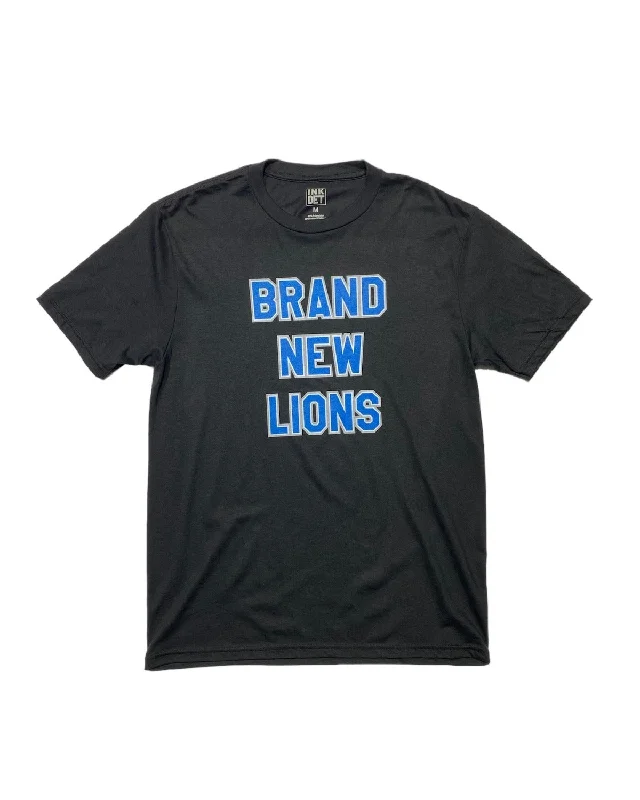 Ink Detroit - Brand New Lions Tri-Blend T-Shirt - Black