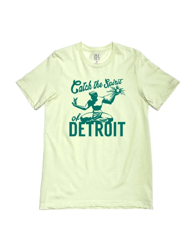 Ink Detroit Catch The Spirit of Detroit T-Shirt -Citron