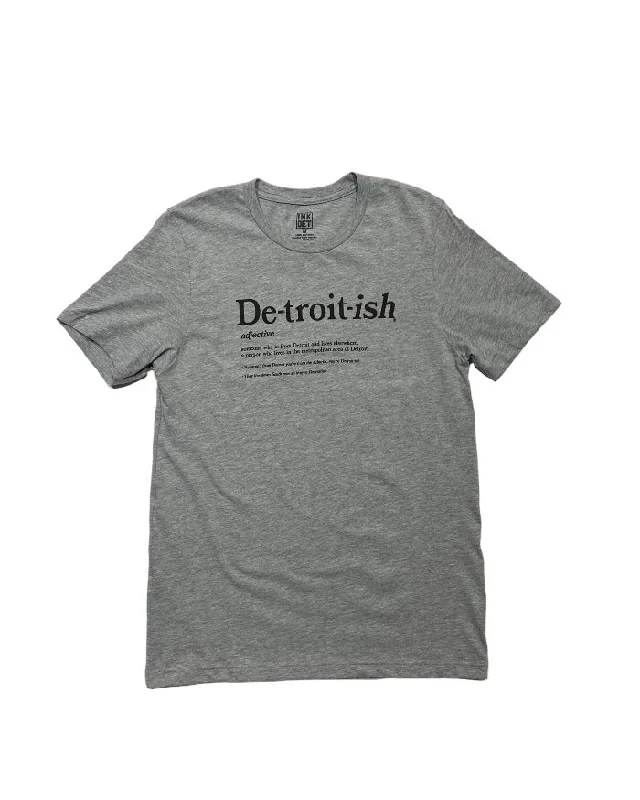 Ink Detroit Detroitish Defined - T-Shirt - Athletic Heather