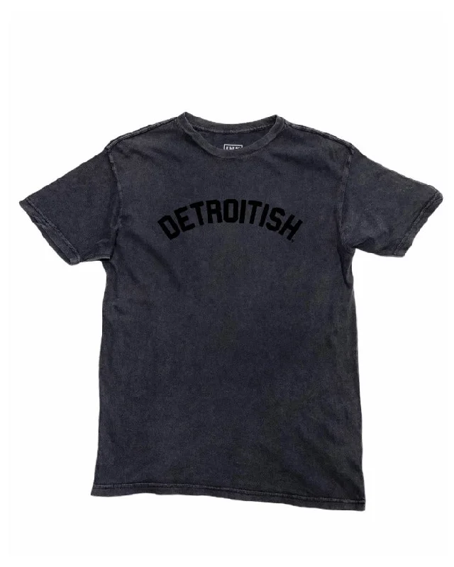 Ink Detroit Detroitish Mineral Wash T-Shirt - Black