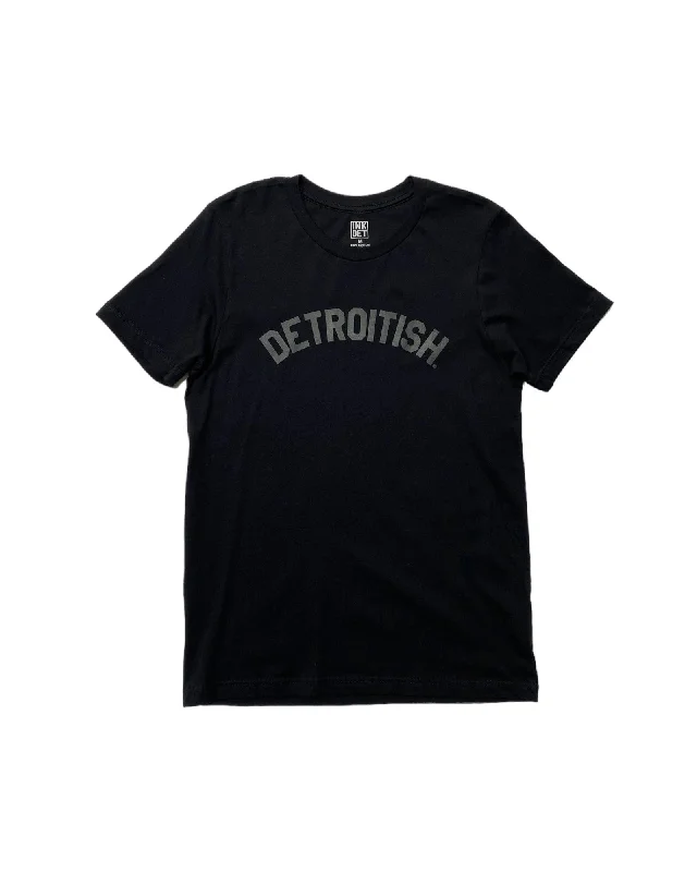 Ink Detroit Detroitish T-Shirt - Black on Black