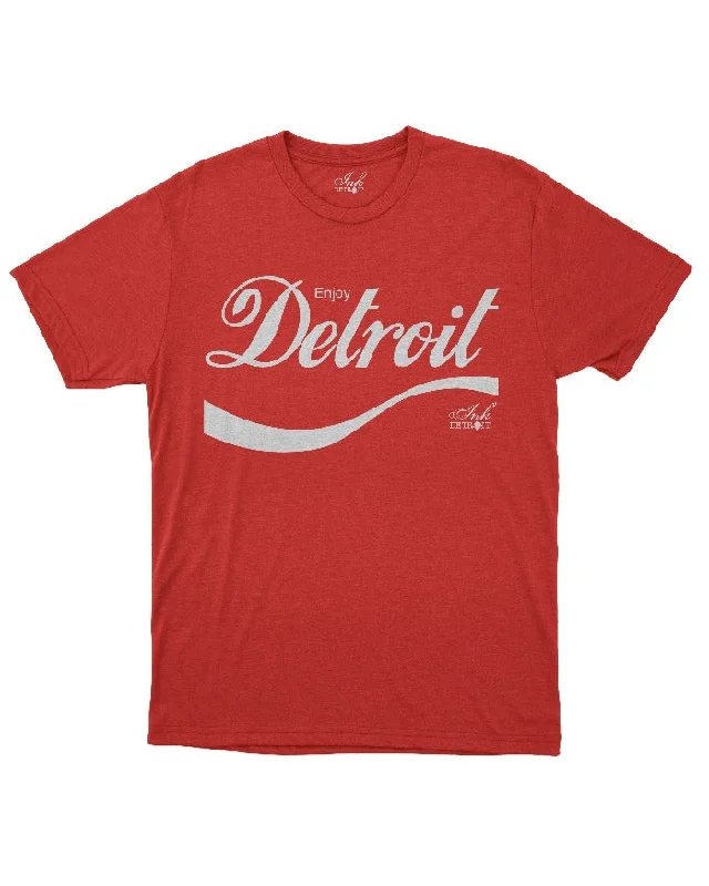 Ink Detroit Enjoy Detroit T-Shirt - Red