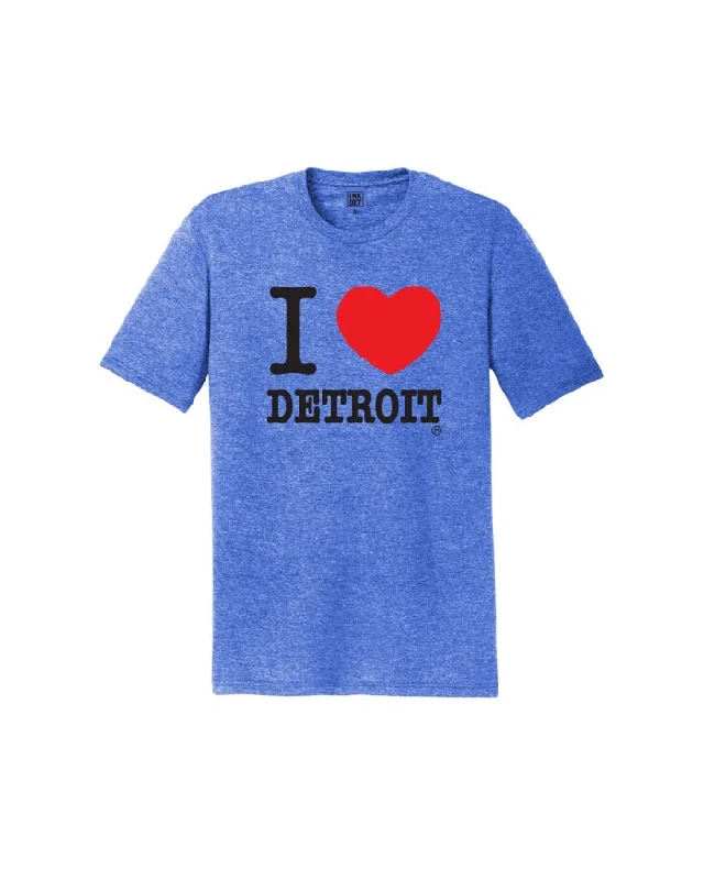 Ink Detroit - I Love Detroit T-Shirt - Blue