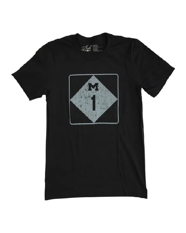 Ink Detroit M1 T-Shirt - Charcoal Black