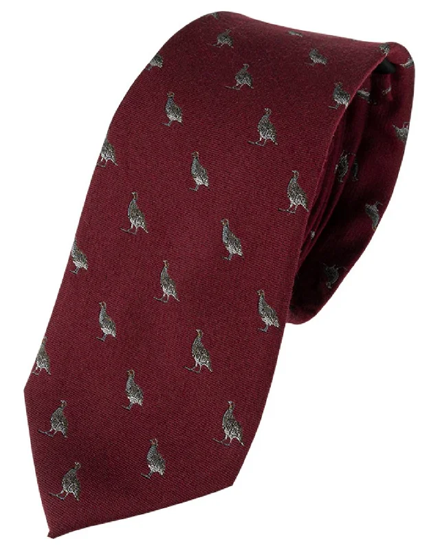 Jack Pyke Silk Tie Partridge