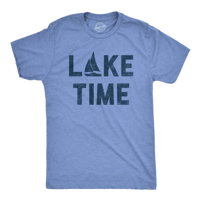 Lake Time Men's T Shirt