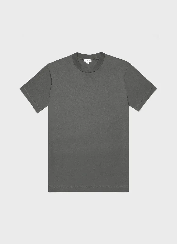 Men's Relaxed Fit Heavyweight T-shirt in Drill Green