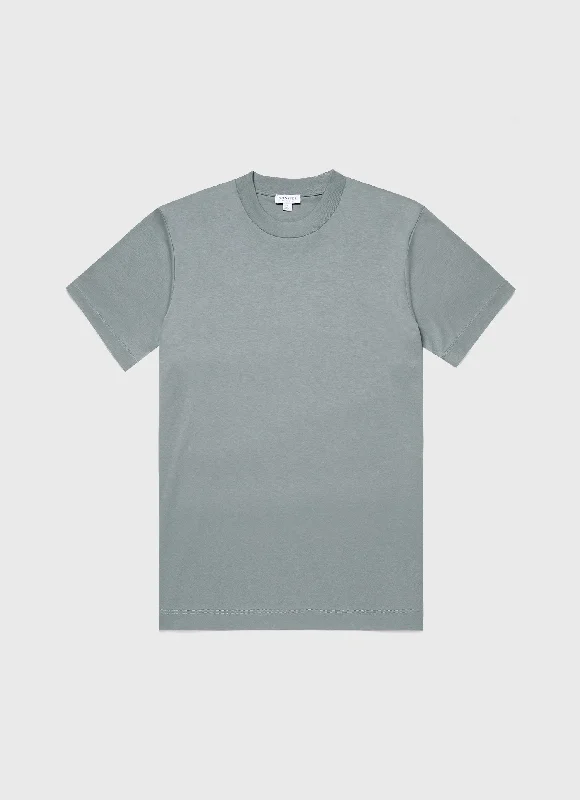 Men's Relaxed Fit Heavyweight T-shirt in Smoke Green