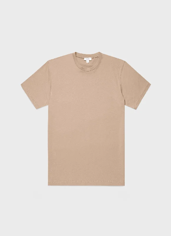 Men's Riviera Midweight T-shirt in Sandstone