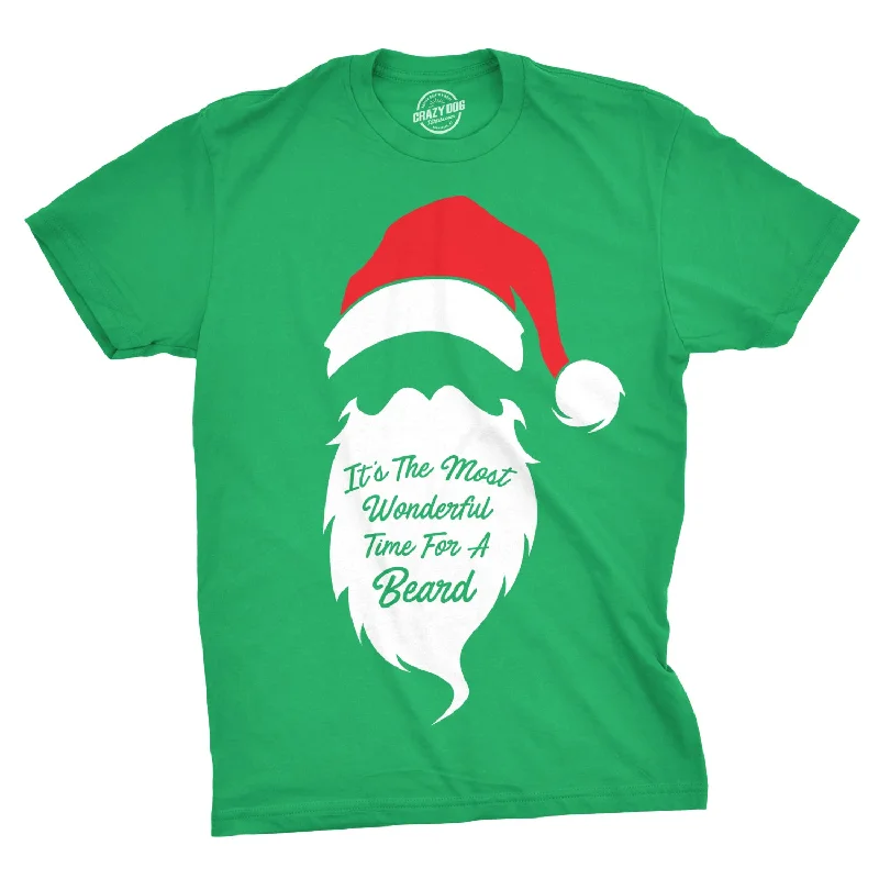 Most Wonderful Time For a Beard Men's T Shirt