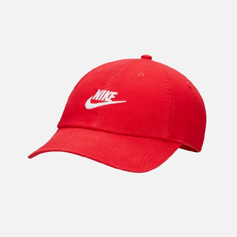 Nike Club Unstructured Futura Wash Cap - University Red/White