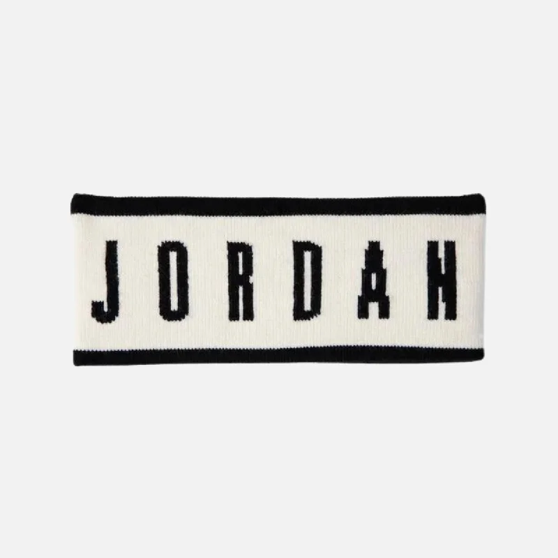 Nike Jordan Headband Seamless Knit Reversible Headband -Black/sail