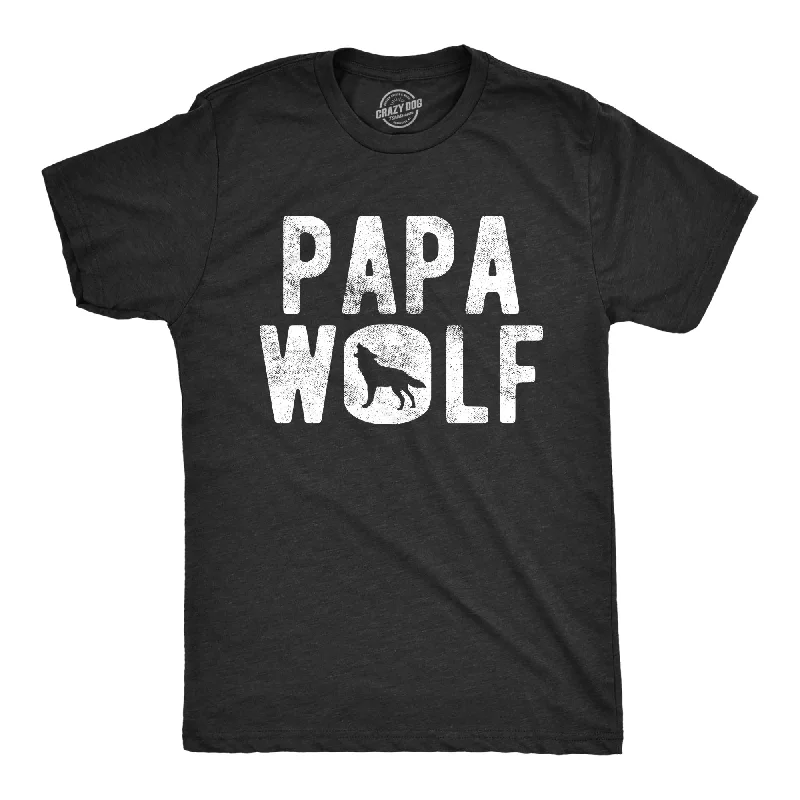 Papa Wolf Men's T Shirt