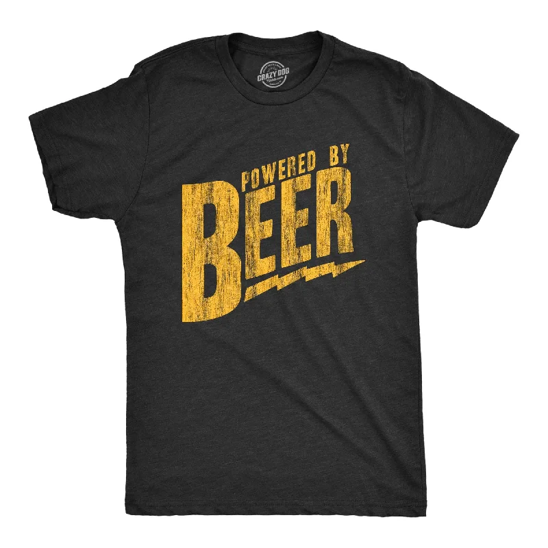 Powered By Beer Men's T Shirt