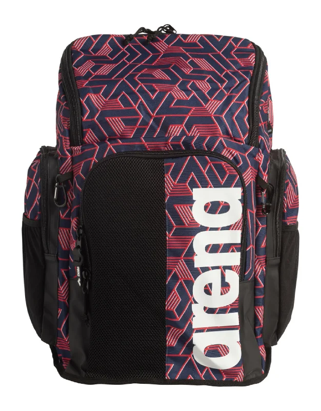 Spiky III Escape Allover Team 45L Backpack - Navy/Red - Limited Edition