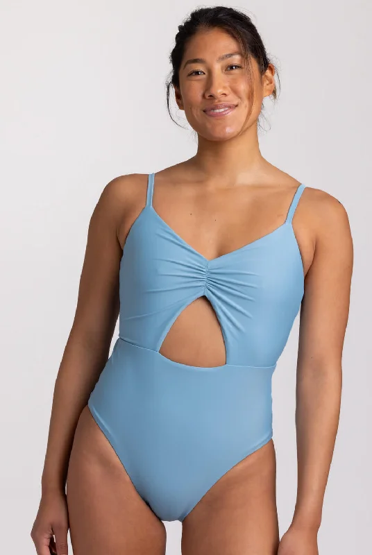 Ariana Fixed-Back Onesie - Bluebell