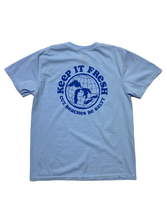 The Great Lakes State - Keep It Fresh - T-Shirt - Light Lake Blue