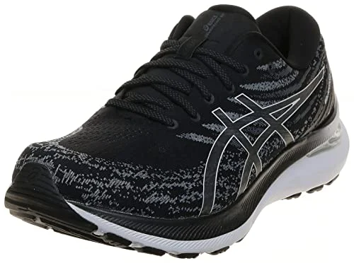 ASICS Herren Gel-Kayano 29 Extra Wide (4E) Running Shoe, Black/White, 42 EU