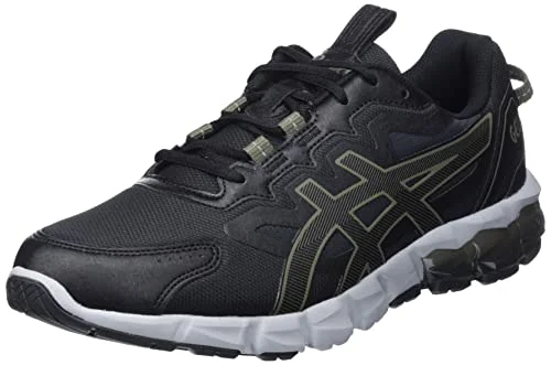 ASICS Herren Gel-Quantum 90 Sneaker, Black Mantle Green, 42.5 EU