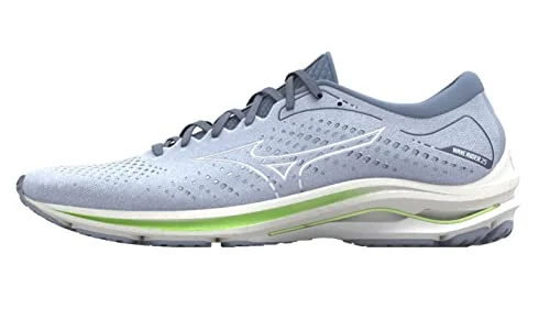 Mizuno Damen Wave Inspire Walking-Schuh, Heather/White/NeoLime, 38 EU