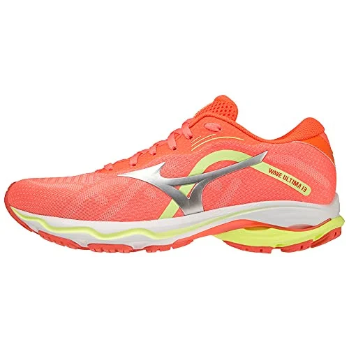 Mizuno Damen Wave Ultima 13 (W) Laufschuhe, Neolime/Silber/Neolime, 38.5 EU