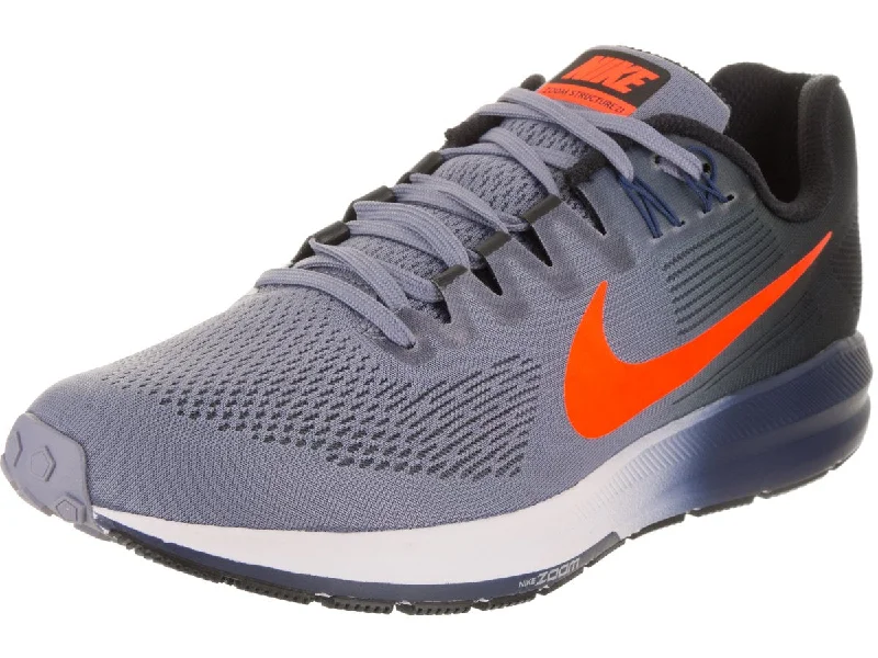 Nike Herren Air Zoom Structure 21 Laufschuhe, Mehrfarbig (Dark Sky Blue/Total 406) , 45.5 EU