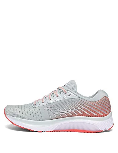 Saucony Damen Guide 13 Sky Grey/Coral Leichtathletik-Schuh, Hellgrau 206, 40 EU