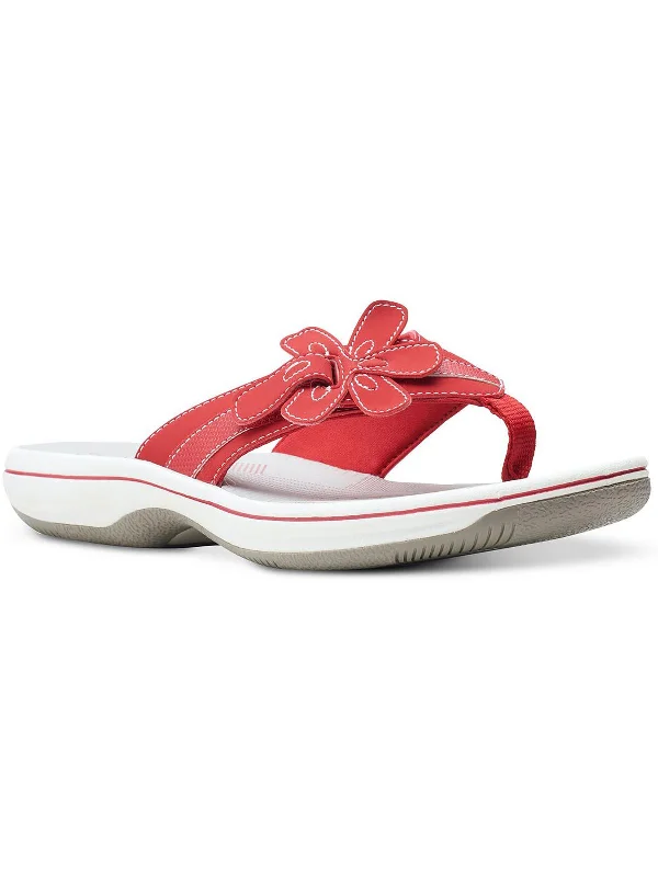 Brinley Flora H Womens Slides Slip On Thong Sandals