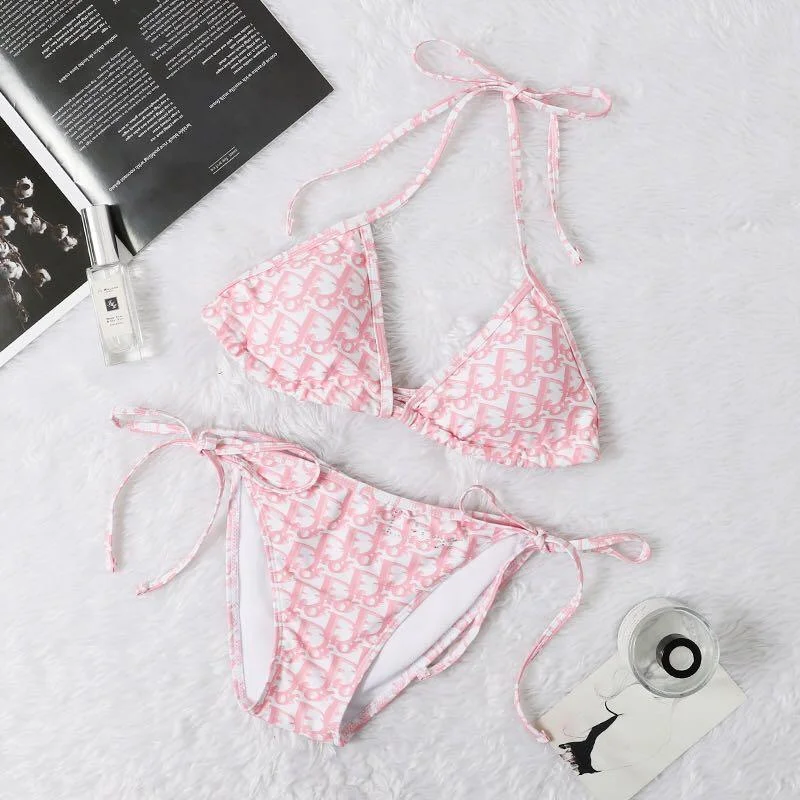 Christian Dior Two-Piece Sexy Pink Bikini