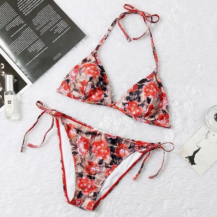 Dior Sexy Flowered Bikini Set