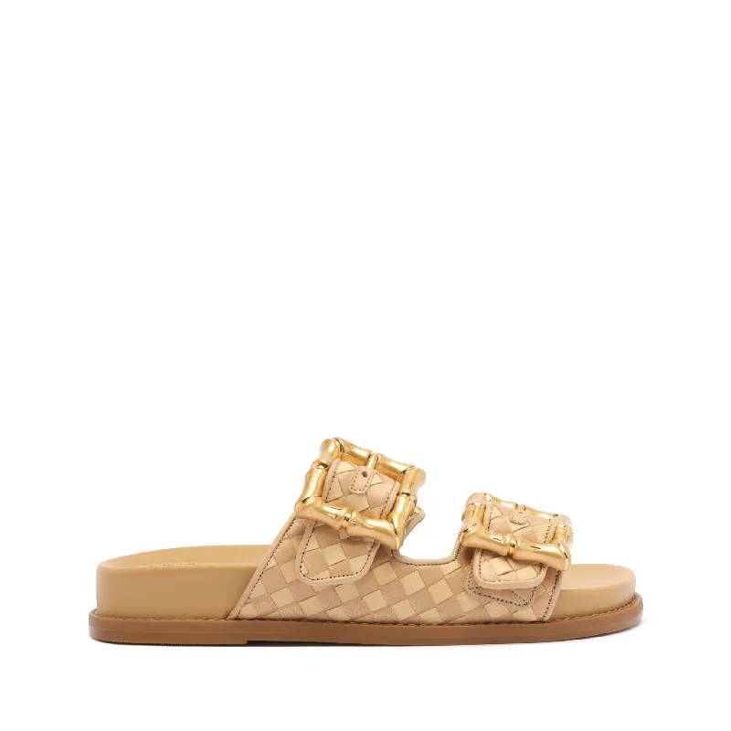 Enola Sporty Woven Leather Sandal