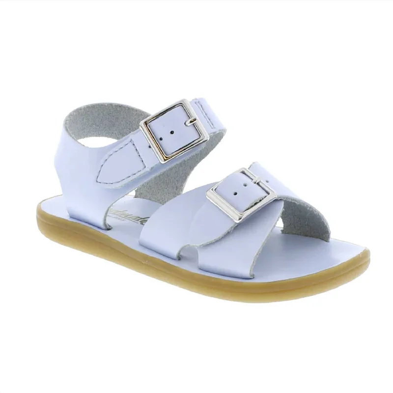 Girl's Tide Sandals - Medium In Light Blue