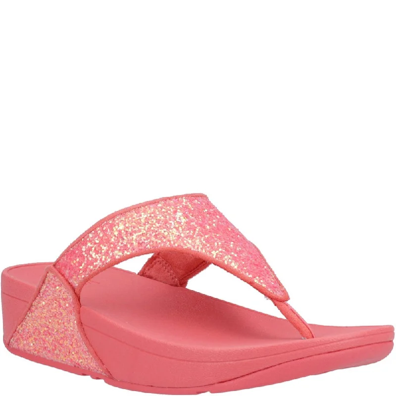 Fitflop Lulu Glitter Toe-Post Sandals