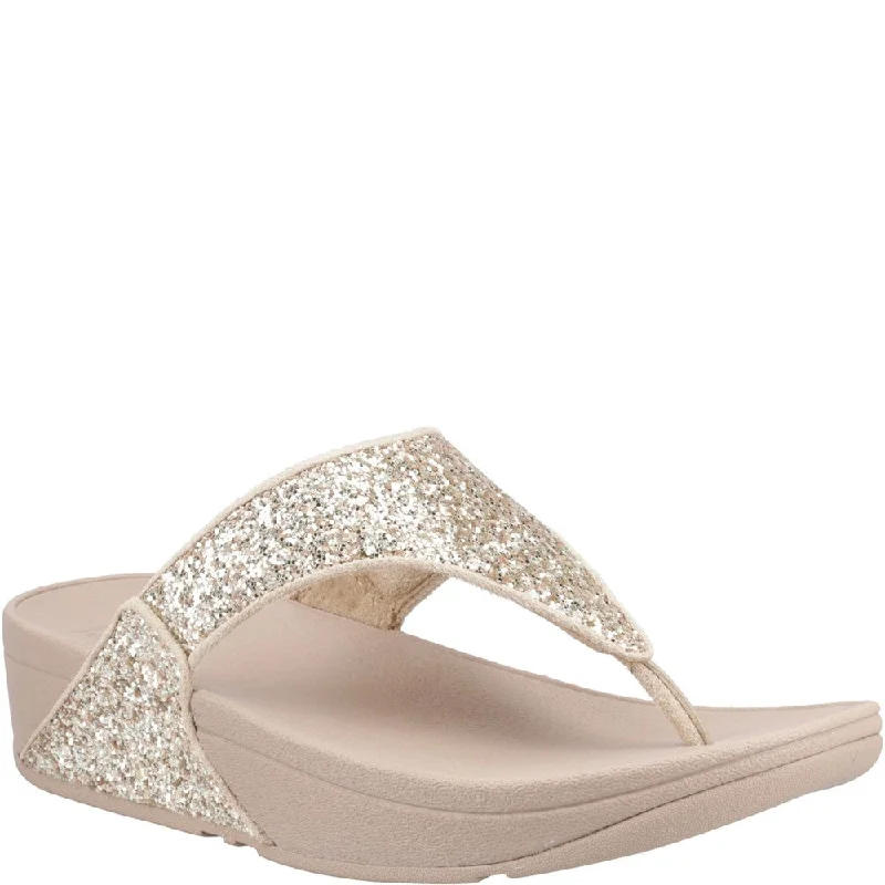 Fitflop Lulu Glitter Toe-Post Sandals